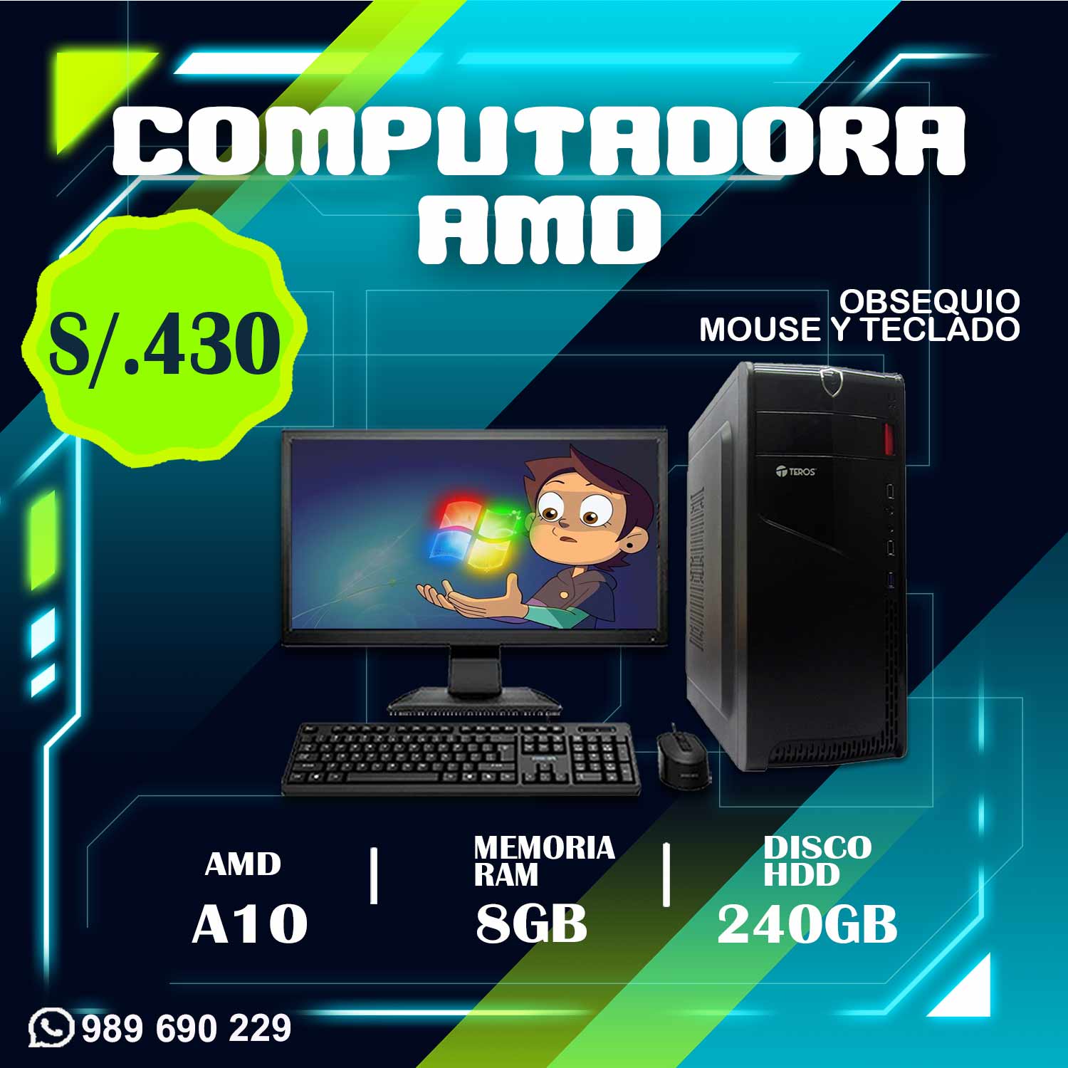 OFERTA DE COMPUTADORAS AMD 